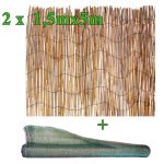 Set 2 trestii, 1.5x5 m + Plasa umbrire 85 g/mp, 10x1.5 m