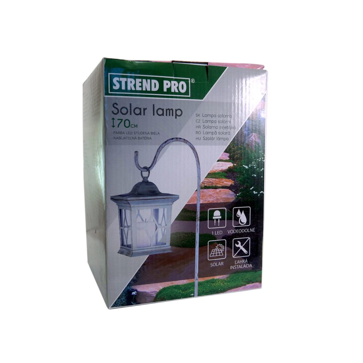 Lampa Solara Pentru Gradina, Felinar, 70 Cm, Subra