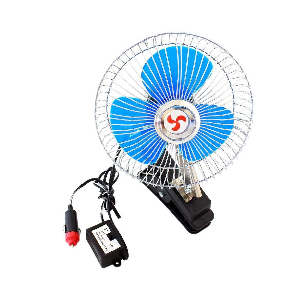 Ventilator Auto Oscilant Cu Alimentare La 12V 18Cm Ag147E