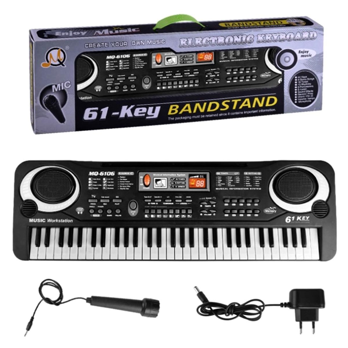 Orga Electronica Cu 61 De Clape Si Microfon (Keyboard, Pian Electronic)