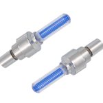 Set 2 Capace Valva cu LED Albastru, cu senzor de lumina si miscare