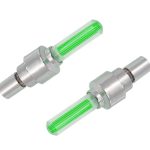 Set 2 Capace Valva cu LED Verde, cu senzor de lumina si miscare