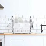 Uscator de vase din otel cu doua niveluri AVX-AG373