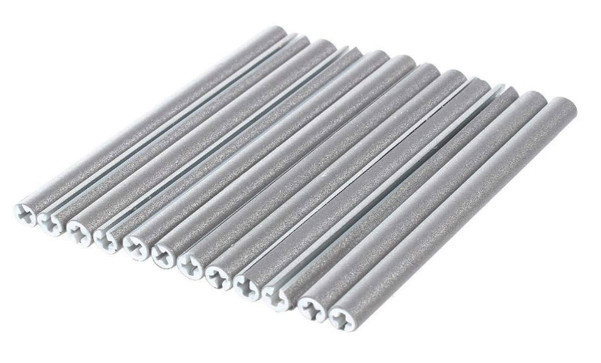 AG402_ag402_02-3.jpg Set 12 ornamente din material reflectorizant pentru spite bicicleta, culoare gri - argintiu - imagine 1