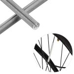 Set 12 ornamente din material reflectorizant pentru spite bicicleta, culoare gri - argintiu - imagine 3