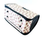 Geanta de Transport pentru Caine Pisica ALB/MARO - imagine 4