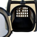 Geanta de transport pentru caine sau pisica culoare Beige AG644T