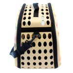 Geanta de transport pentru caine sau pisica culoare Beige AG644T - imagine 6