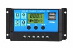 Controler/Regulator de incarcare panou solar, 12 - 24V, 30A, mini dual USB - imagine 2