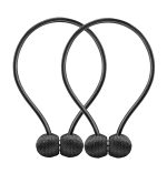 Bratara magnetica de prindere perdele/draperii, model BLACK BALLS - imagine 2