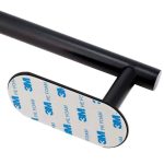 Suport din oțel pentru prosop, lungime 40 cm, culoare Neagra - imagine 4