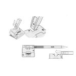 Cutter + 30 lame rezerva, pentru decoratii, OLFA