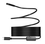 Camera endoscopica de inspectie, waterproof, 5,5mm, conectare Android/Windows prin USB-C, lungime cablu 5m - imagine 3