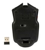 Mouse Optic Gaming Wireless, 1600 DPI, culoare Gold - imagine 5