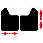 Set 4 Aparatori Noroi SPORT din cauciuc pentru autoturisme, universale, model Racing, dimensiune 30 x 23cm - imagine 3