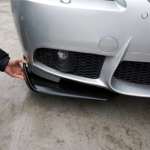 Set 2 buc. aripioare Racing, prelungire bara tuning din plastic culoare neagra - imagine 5