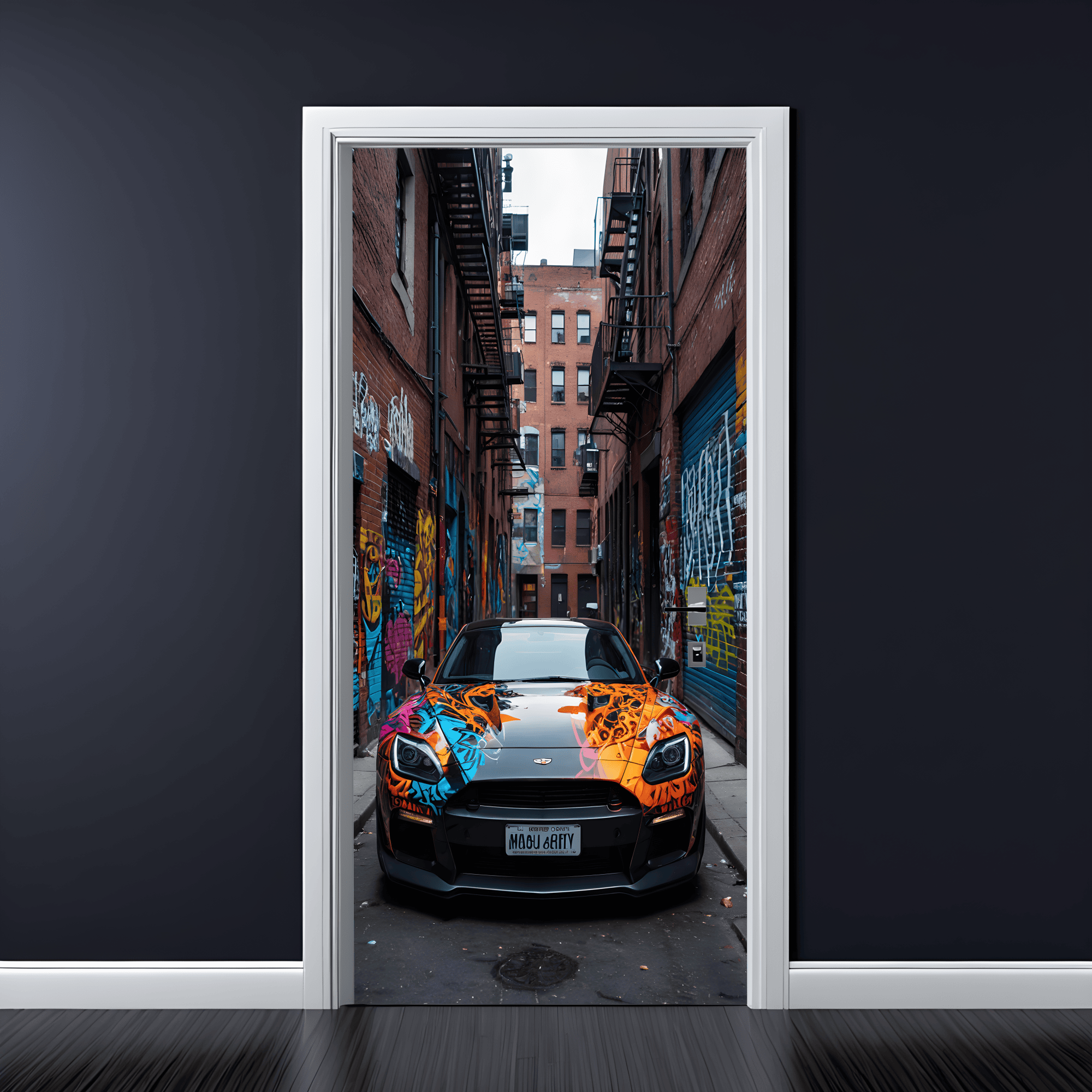 AVX-200X90-03D-3.png Folie imprimata color pentru decor Usa, dimensiune 200 x 90cm, model: AVX-DR03 - imagine 1