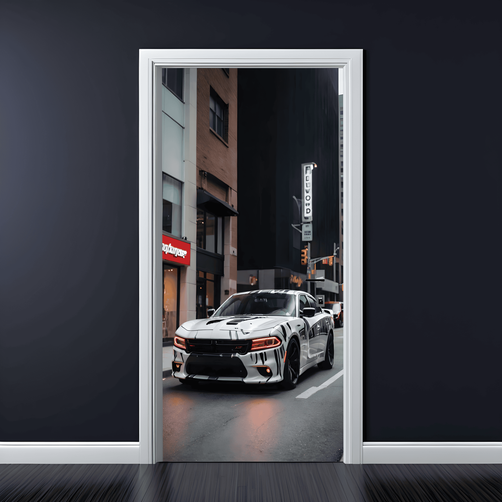 AVX-200X90-04D-3.png Folie imprimata color pentru decor Usa, dimensiune 200 x 90cm, model: AVX-DR04 - imagine 1