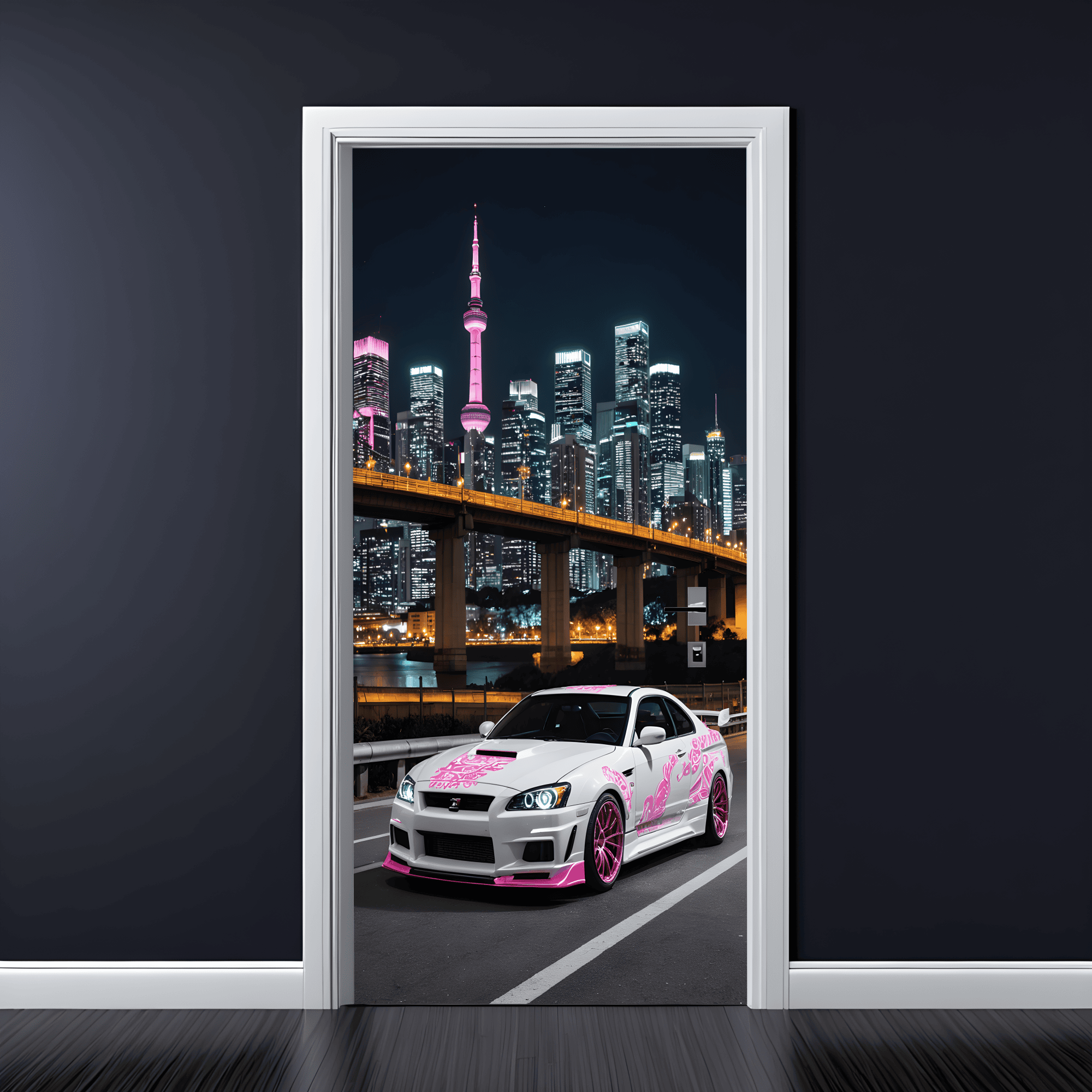 AVX-200X90-06D-3.png Folie imprimata color pentru decor Usa, dimensiune 200 x 90cm, model: AVX-DR06 - imagine 1