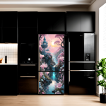 Folie imprimata color decor Frigider, 200 x 90cm, AVX-FR13