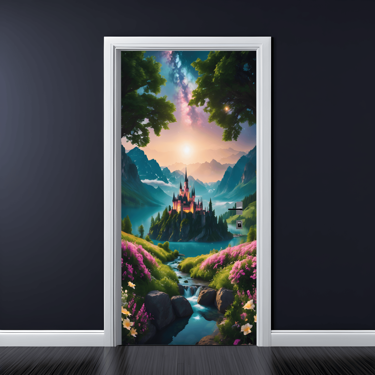 Folie Imprimata Color Pentru Decor Usa, Dimensiune 200 X 90Cm, Model: Avx-Dr15