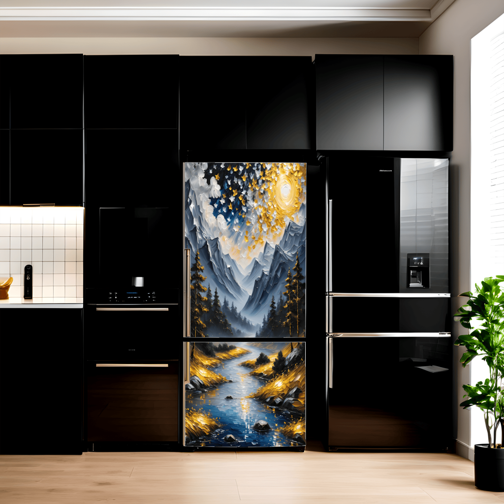 Folie imprimata decor Frigider, 200 x 90cm, AVX-FR18