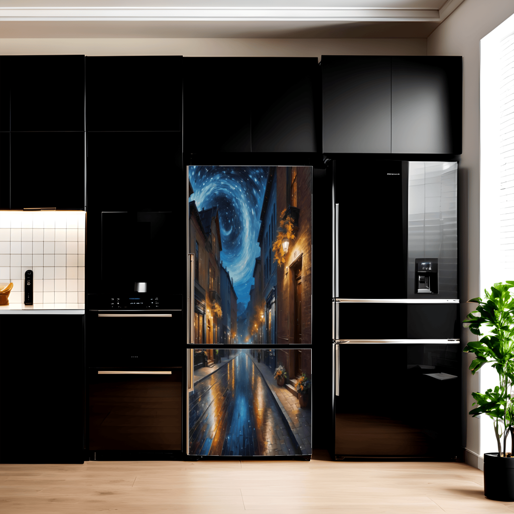 Folie imprimata decor Frigider, 200 x 90cm, AVX-FR30