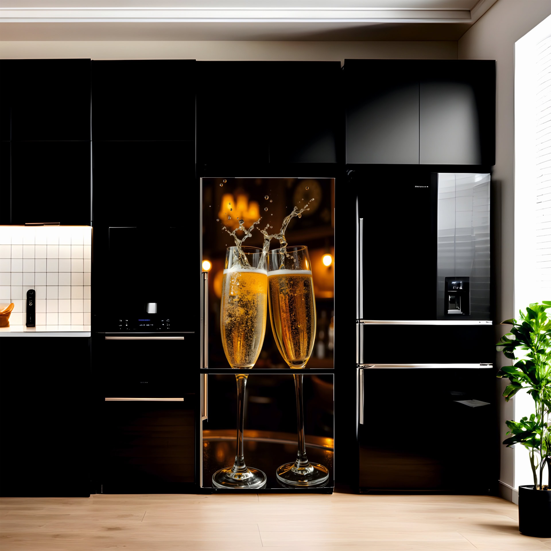 AVX-FR32-2.jpg Folie imprimata color pentru decor Frigider, dimensiune 200 x 90cm, model: AVX-FR32 - imagine 1