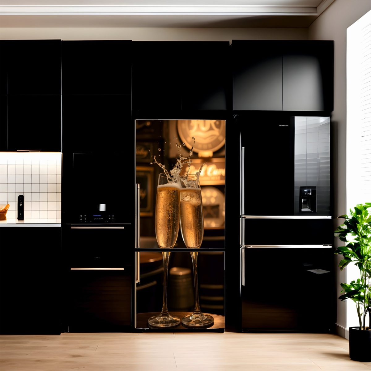 Folie Imprimata Color Pentru Decor Frigider, Dimensiune 200 X 90Cm, Model: Avx-Fr33