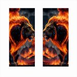 Set 2 stickere pentru stalpii usilor cod AVX-SSU-11 - imagine 2