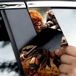 Set 2 stickere decorative pentru stalpii usilor, AVX-SSU-16 - imagine 3