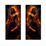 Set 2 stickere pentru stalpii usilor cod AVX-SSU-20 - imagine 2