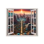 Folie imprimata color perete locuinta, VIEW TO HAVEN 02 - imagine 2