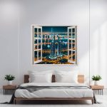 Folie imprimata decor perete locuinta, VIEW TO HAVEN 04