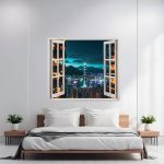 Folie imprimata color perete locuinta, VIEW TO HAVEN 07