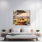 Folie imprimata pentru perete locuinta, VIEW TO HAVEN 08