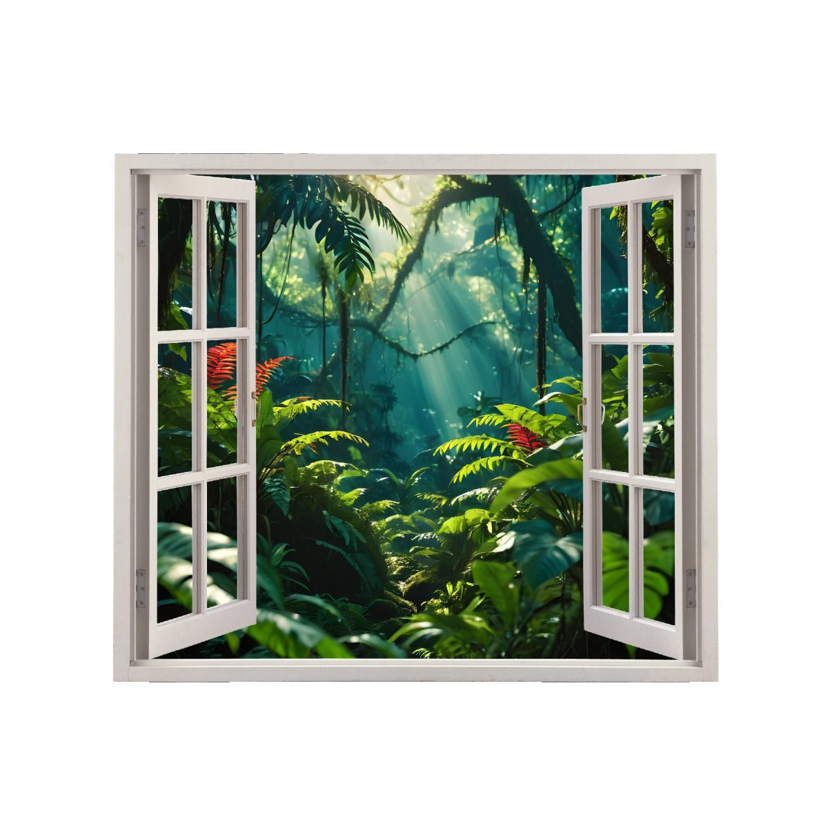 Folie Imprimata Color Pentru Decor Perete Locuinta, Dimensiune 125 X 110Cm, Model: View To Haven 21