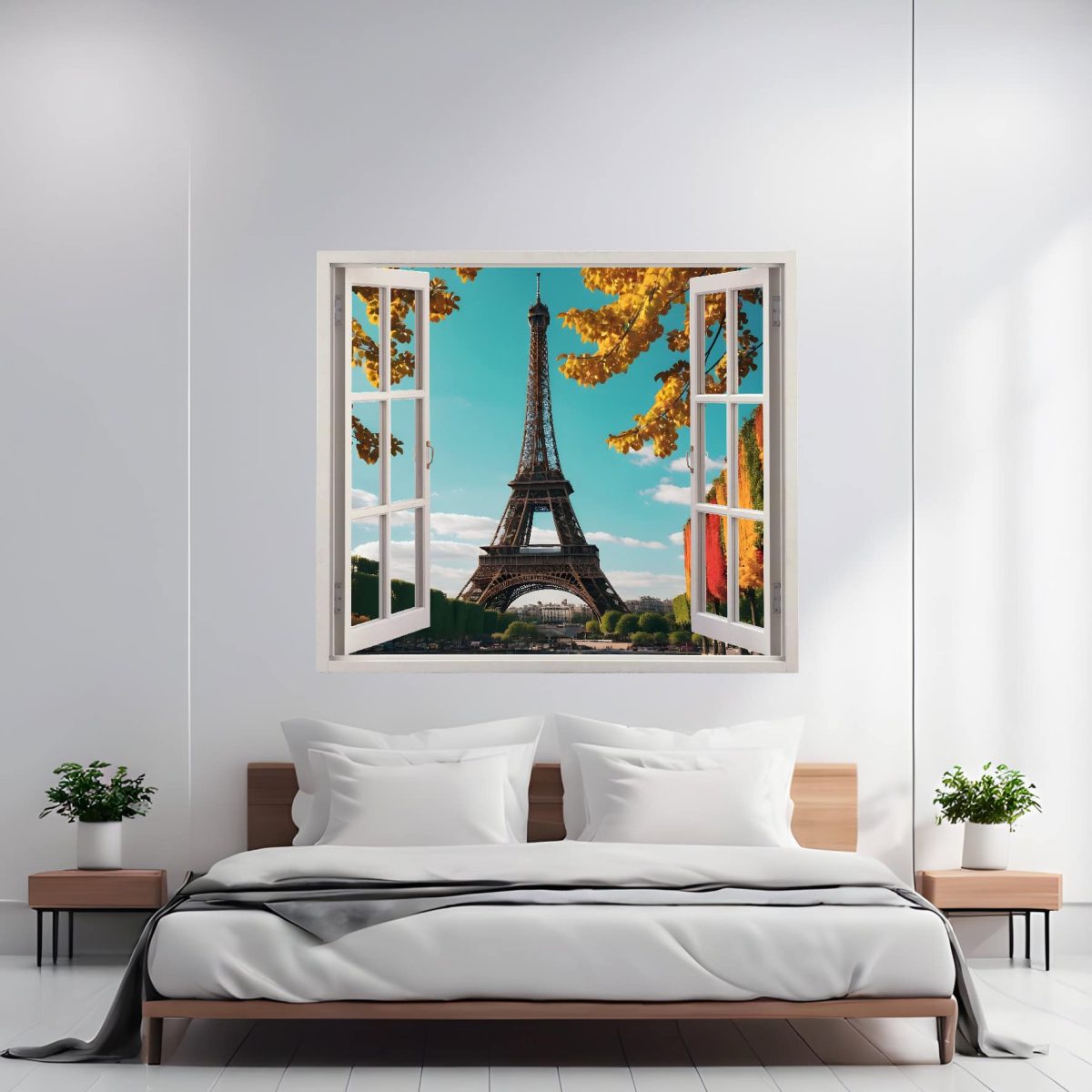 Folie Imprimata Color Pentru Decor Perete Locuinta, Dimensiune 125 X 110Cm, Model: View To Haven 25