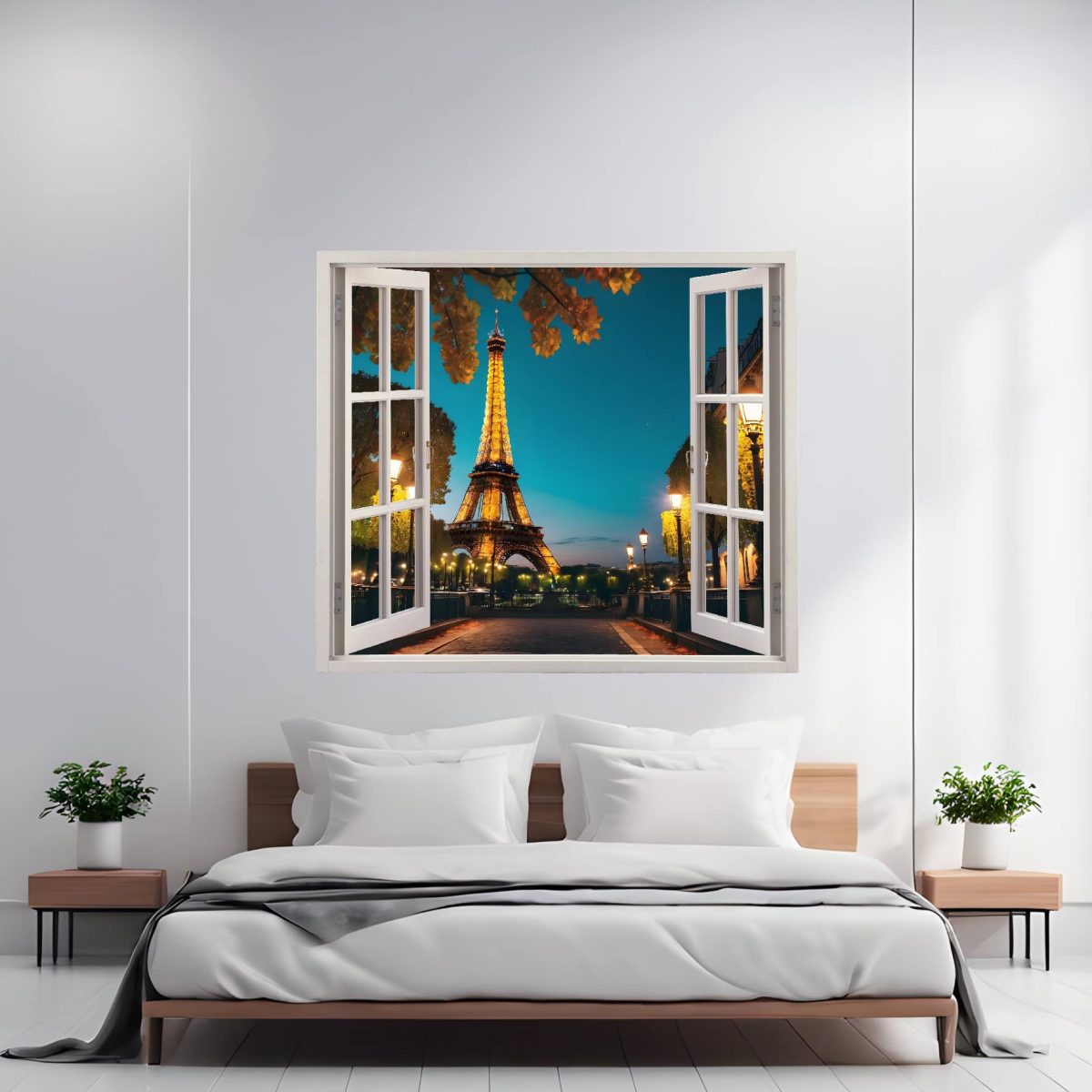 Folie Imprimata Color Pentru Decor Perete Locuinta, Dimensiune 125 X 110Cm, Model: View To Haven 26 - Imagine 1