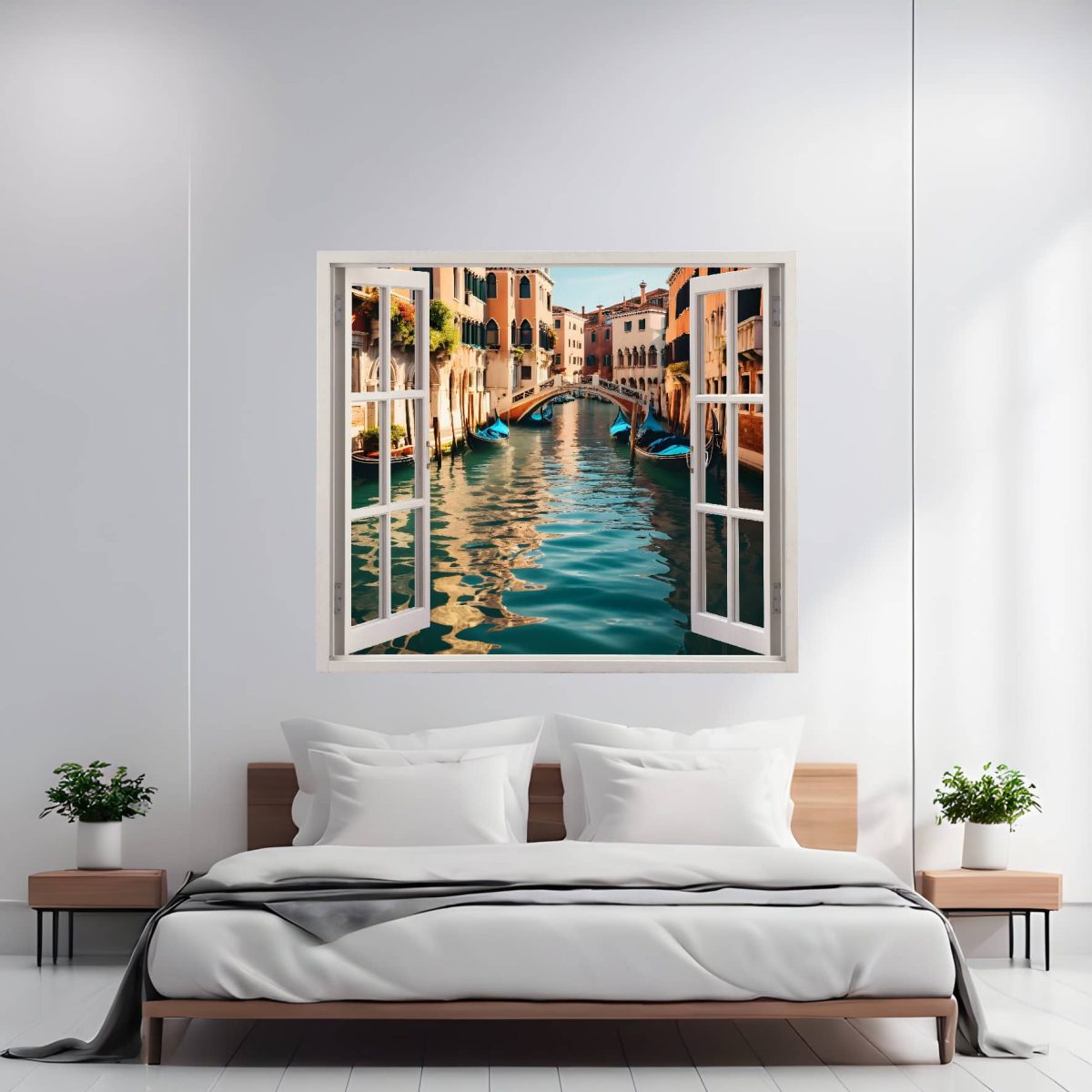 Folie Imprimata Color Pentru Decor Perete Locuinta, Dimensiune 125 X 110Cm, Model: View To Haven 27