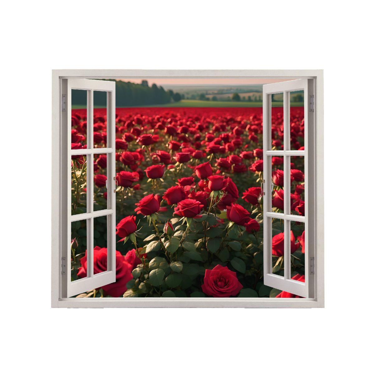 Folie Imprimata Color Pentru Decor Perete Locuinta, Dimensiune 125 X 110Cm, Model: View To Haven 30 - Imagine 2