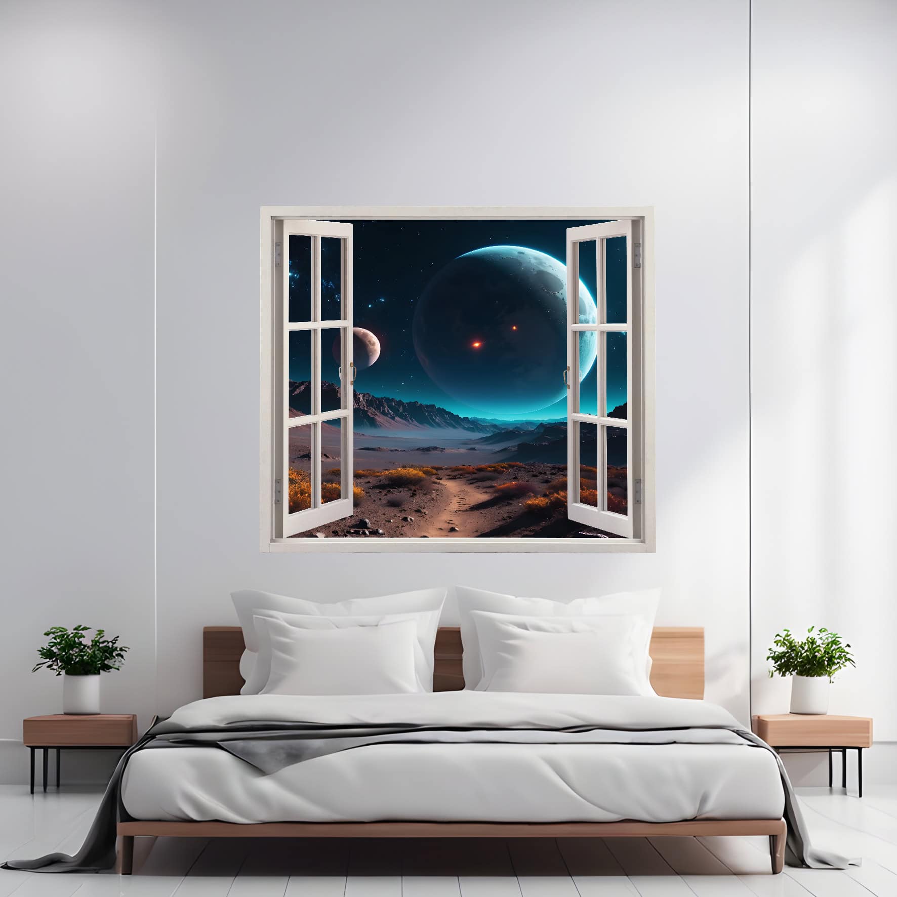 AW-32B-2.jpg Folie imprimata color pentru decor perete locuinta, dimensiune 125 x 110cm, model: VIEW TO HAVEN 32 - imagine 1