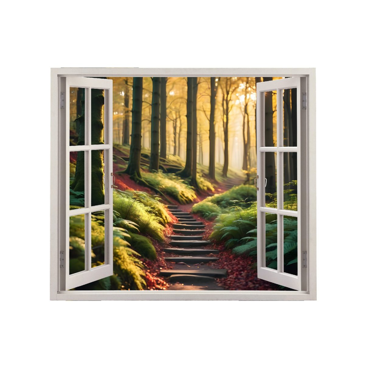 Folie Imprimata Color Pentru Decor Perete Locuinta, Dimensiune 125 X 110Cm, Model: View To Haven 37