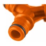 Adaptor, cuplaj rapid, 3 directii, bimaterial, 1/2″-3/4″, NEO