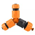 Adaptor, cuplaj rapid, 3 directii, bimaterial, 1/2″-3/4″, NEO