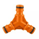 Adaptor, cuplaj rapid, 3 directii, bimaterial, 1/2″-3/4″, NEO