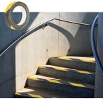 Banda Anti-Alunecare, autoadeziva, Negru Galben, 5m x 25mm - imagine 2