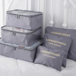 Organizator de calatorie, 6 elemente (3 plicuri independente si 3 organizatoare)