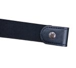 Curea pentru pantaloni, neagra, elastica, fara catarama, 60-100cm - imagine 5