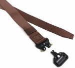 Curea Tactica pentru pantaloni, culoare Maro cu catarama Neagra - imagine 4